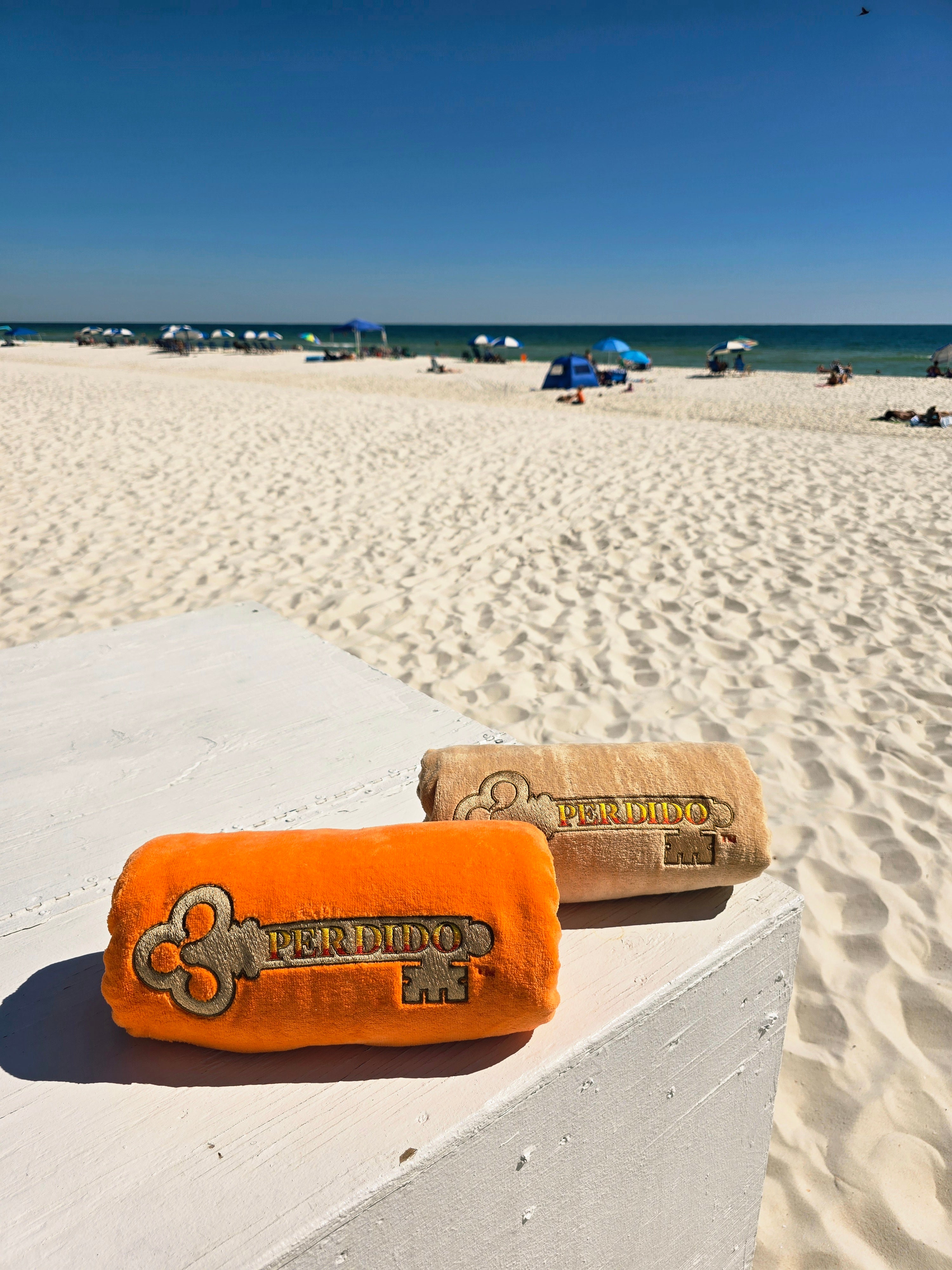 Classic Perdido Key Logo 34" x 70" Beach Towel