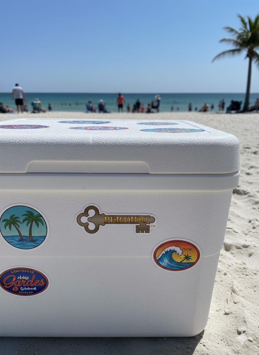 Classic Perdido Key Logo Sticker
